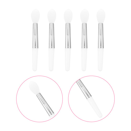 12 Stks Siliconen Lippenborstels Make-up Lippenstiftapplicators 2