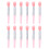 12 Stks Siliconen Lippenborstels Make-up Applicators 2