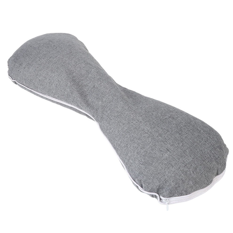 Grey Wormwood Filling Neck Roll Pillow Â Pressure Relief & Anxiety Reduction,