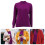 1 Stk. Blend Oversize Strickpullover Basis Oberteil Für Damen 3