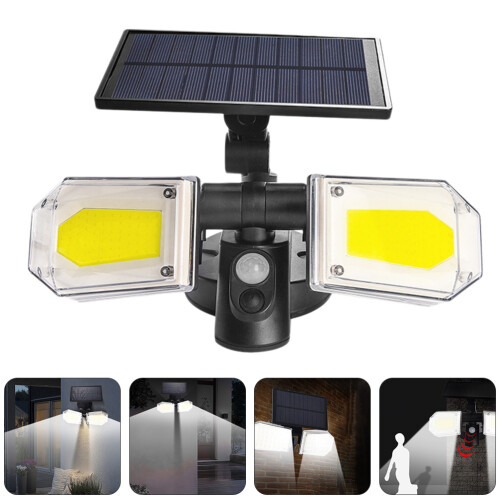 Solarleuchte Für Außen Kunststoff Wandlampe 2
