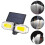 Solarleuchte Für Außen Kunststoff Wandlampe 5
