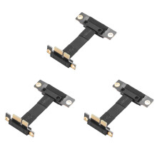 3X PCIE X1 Riser Cable Dual 90 Graden Haakse PCIe 3.0 X1 Naar X1 Verlengkabel 8Gbps PCI Express 1X Riser Card 5Cm