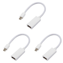 3X Till -Kabeladapterkonverterare (M/AF) för Surface Book, Surface Pro 4 / Pro 3 / Pro 2 Tablet PC