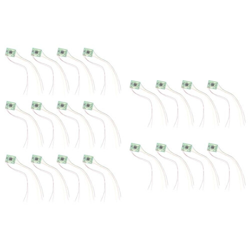 20Pcs DIY Scale Construction Sand Table Model Circuit Board Traffic Light Signal Model HO Scale Train Railway Miniature