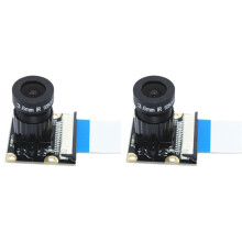 2X Moduł Kamery 1080P 5 MilionóW Pikseli 1.8 PrzysłOna 75Stopień Szeroki KąT OV5647 Chip dla Raspberry Pi 2/4/3B +