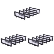 15-Piece 3D Display Cases - Transparent Plastic Display Frames for Jewelry, Antique, Coin, Medal