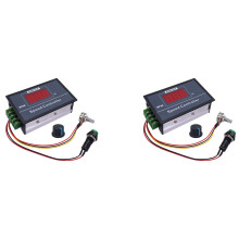 2X PWM Motor Speed Controller with Digital Display 30A PWM Adjustable Speed Stepless Regulator