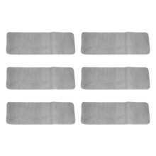 6pcs 120x40cm Absorbent Nonslip Memory Foam Kitchen Bedroom Door Floor Mat Rug Carpet Gray