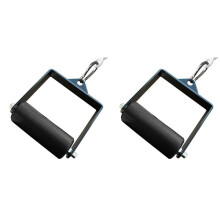 2X Gym Lat Pull Down Pulley Cable Machine Handle Attachment Fitness Arm Wrestling Workout Deadlift D Shape Hand Grip-4CM