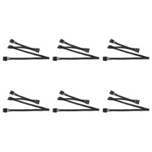 6X 5 Pin to 3 Hard Drive HDD Power Cable Only for Cooler Master V550 V650 V750 V850 V1000 Modular Power Supply