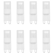 8X G9 Varmvit LED-Lampa Lamp Light High Power Projector 1W AC 220-240V