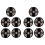 10X 5m Bande de 5050 LED RGB Etanches 1