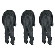 3X Motorcycle Raincoat /Conjoined Raincoat/Overalls Men and Women Fission Rain Suit Rain Coat SizeXL Colour ArmyGreen