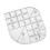 Multifunctional Angle Cutting Ruler Acrylic Anti-Slip Seam Ruler Round  Template Ruler DIY Sewing Patchwork Ruler 6