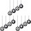 Ceiling Fan Pull Chain Set, 12Pcs Light Bulb and Fan Pattern Pull Chain Ceiling Fan Chain Extender with  Fan Chain 1