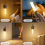 2x Smart Motion Sensor Wall Lamp LED Rechargeable Magnetic Night Light 2