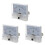 3X New 20A Analog Ampere Panel Meter Current Amp 1