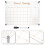 1 Set Schreibtisch Whiteboard Acrylplaner Büro 5
