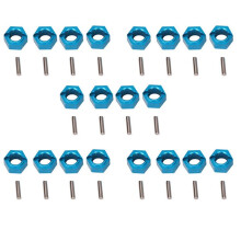 20x A949-11 Aluminum Hexagon Wheel Hex Mount Hub Pins 7mm Upgrade Parts for 1/18 A949 A959 A969 A979 K929