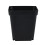 (Black) Seedling Pots with Tray for Home Garden 1