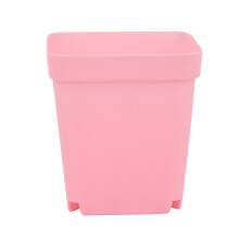 (Pink) Seedling Pots with Tray for Home Garden