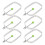 6Stk Quadratische Eier-Frittierformen, Antihaft-Eierförmchen (Silber) 4