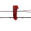 Robuster Roter Bogenstring Trenner Metall Bogenschießen Zubehör 5