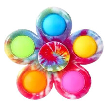 (Pink) 6-Pack Pop Tubes Fidget Toy Stress Relief