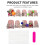 (S) Rhinestone Pink Duck False Nails for Work & Party 1