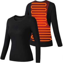 (M, Trousers) USB Electric Heated Thermal Long Sleeve T-Shirts, Ultra-Soft Base Layer Warm Top for Various Brands, Washable Electric Heating Underwear