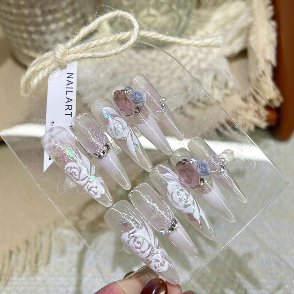 Dachuang Beauty (M) Mauve Press-On Nails: Chip-Proof & Salon-Quality