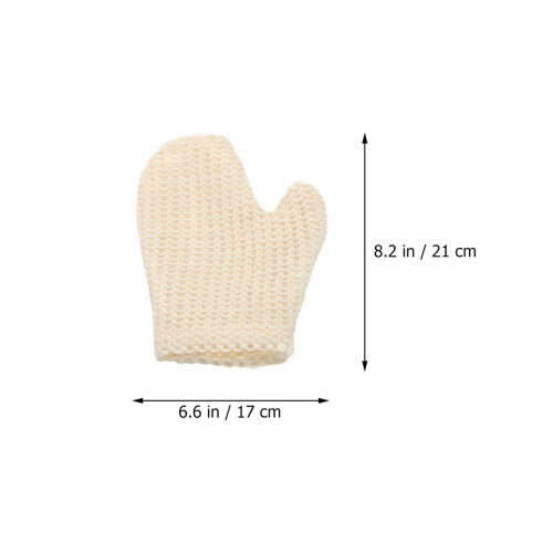 2 stück peeling-badhandschuhe für die dusche 1