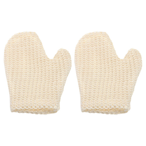 2 stück peeling-badhandschuhe für die dusche 2