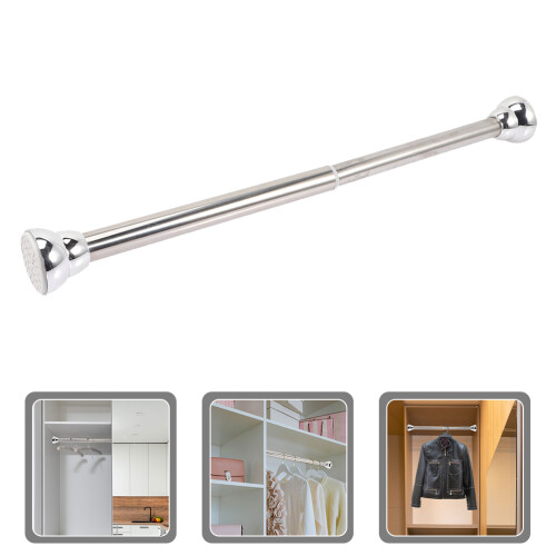 Home Replaceable Teleskopische Gardinenstange Mit Halter 2