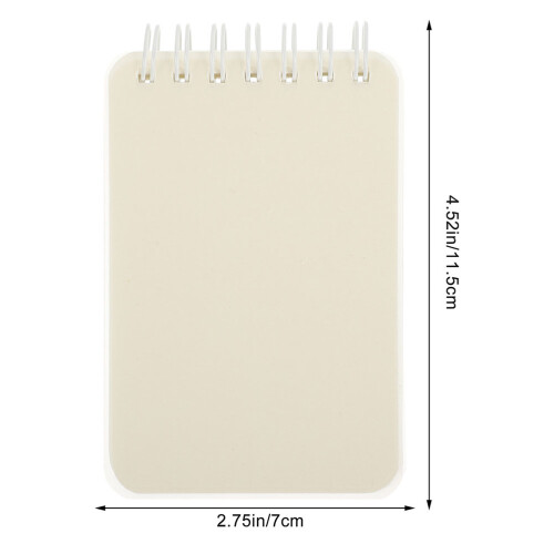 6St Pocket Size Spiraal Notepad Wit Hoge Kwaliteit Voor Thuis 1