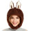 (Hat Brown) Plush Ears Headband for Halloween & Cosplay 1
