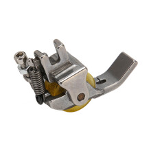 Rubber Wheel Presser Foot 0.3mm Metal for Industrial Sewing Machines