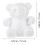 4 Pcs Foam Bear Model Polystrene Child Craft Mold Polystyrene Shapes 2