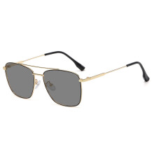 (Black&gold, Photochromic) Women\\\'s Retro Anti-Blue Light Glasses - 50 Char