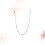 Universal Chain for Pants Silber Glatte Oberfläche Geschenk 7