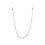 Universal Chain for Pants Silber Glatte Oberfläche Geschenk 11
