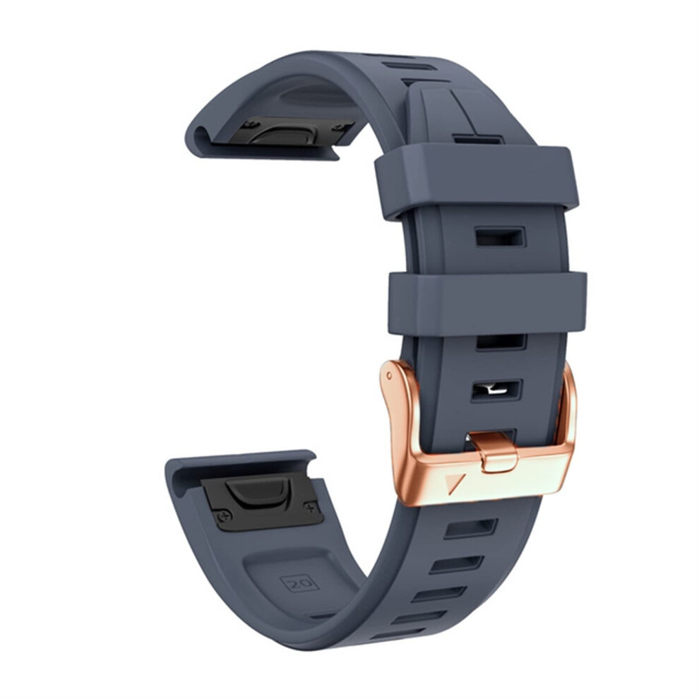 Style Navy 20Mm Watch Band Easyfit Quick Release Replacement Strap For Garmin Fenix 7S Fenix 5S 6S Blue 9169991366258