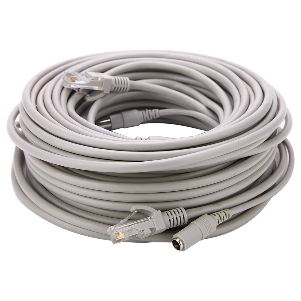 Cctv Extension Cable 20M For Nvr System, 2.1Mm 5.5Mm Power And Video, Reliable Signal Transmission 9169991366142