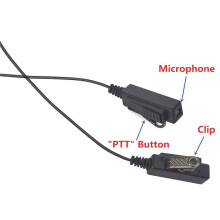 10X Covert Acoustic Tube Security Bodyguard Auricolare Auricolare PTT Mic Compatibile per CP040 DP1400 GP68 GP88