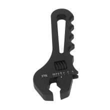 Adjustable Aluminum Fitting Wrench AN3‑AN16 Lightweight Hose Adapter Tool Black