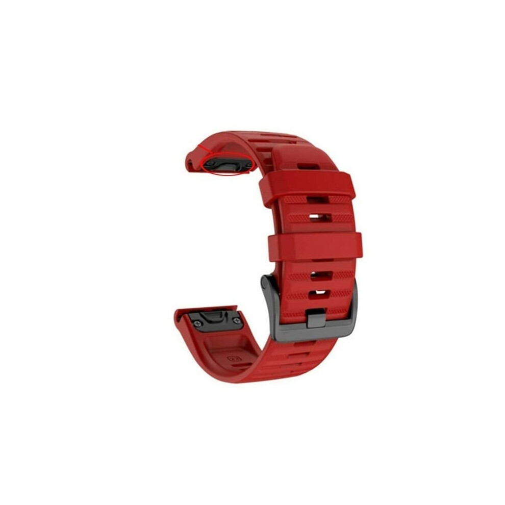 22Mm Silicone Quick Fit Strap Replacement Watch Band For Garmin Fenix5 And Fenix5 Plus Secure Wear 9169991366418