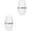 2Stk Mini Gesichtsmassager Weiß Ölabsorbierender Roller Für Zuhause 3