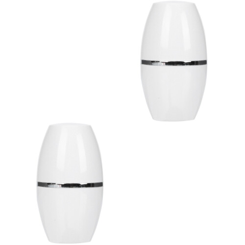 2Stk Mini Gesichtsmassager Weiß Ölabsorbierender Roller Für Zuhause 2