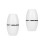 2Stk Mini Gesichtsmassager Weiß Ölabsorbierender Roller Für Zuhause 4